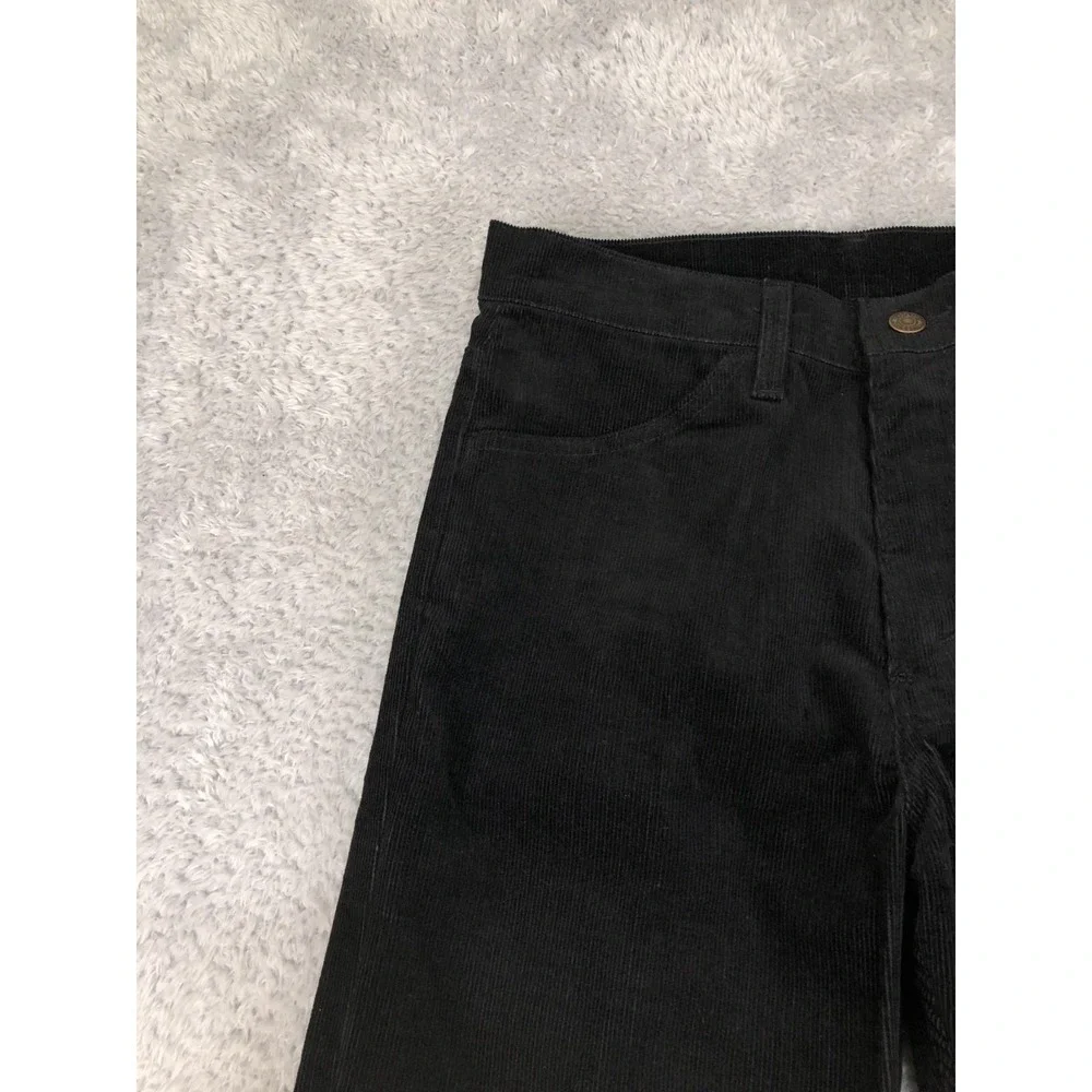 VTG Levi's 519 Corduroy Pants Men's 31x34 Black 1980's Made in USA